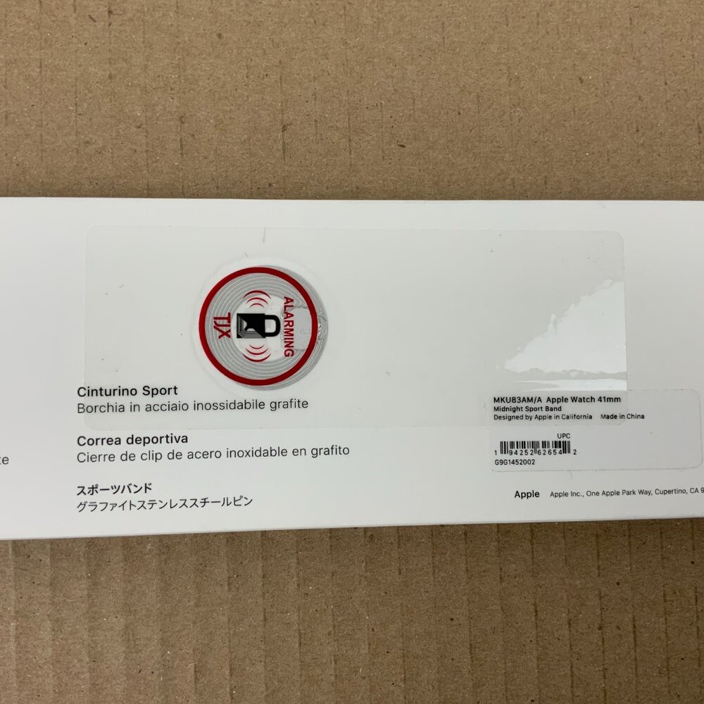 New Authentic Apple Watch Sport Band In Midnight Color 41mm - Picture 5 of 12